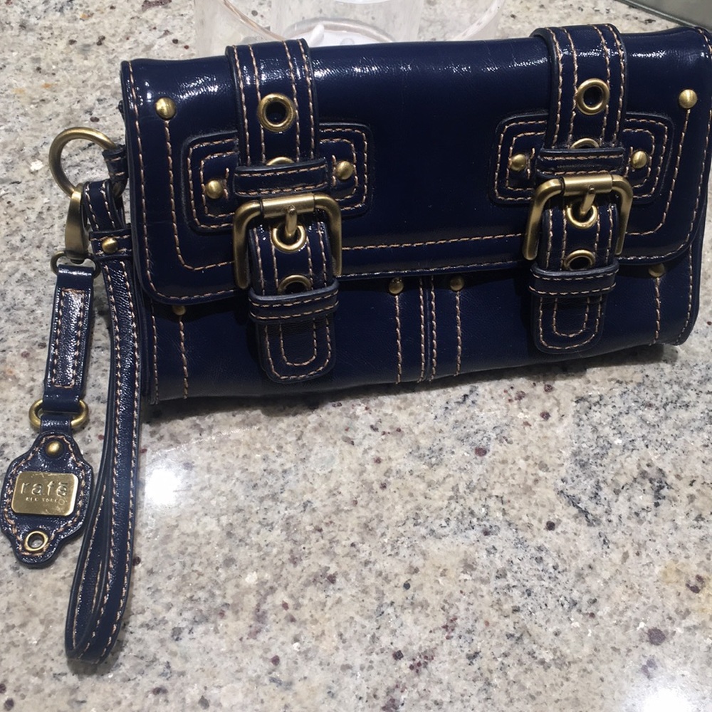 “Rafe for Target” Wristlet Clutch, Blue